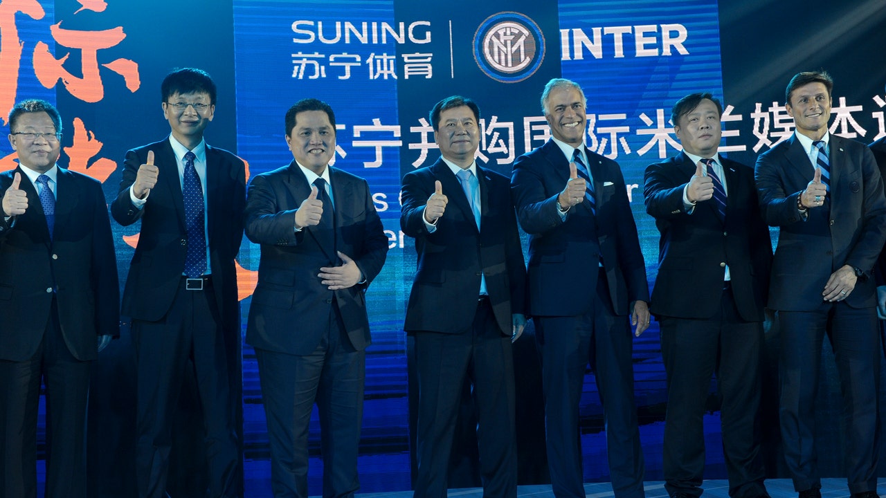 China's Suning Holdings Group complete majority takeover of Inter Milan